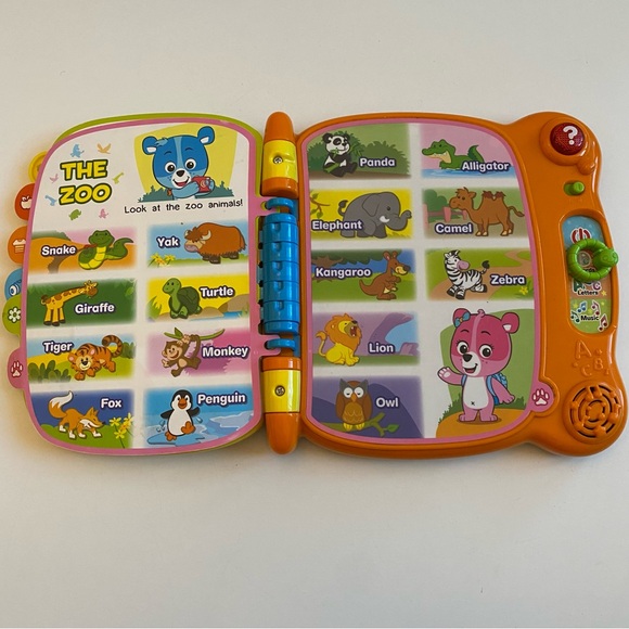 VTech Touch & Teach Word Book | Electronic Learning Educational Toddler Book - Picture 8 of 11